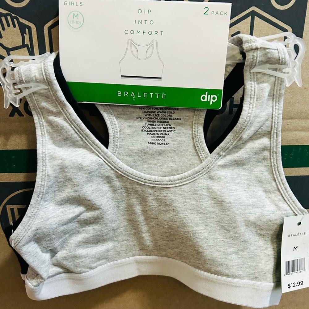 Dip Girls Bralette 2-Pack